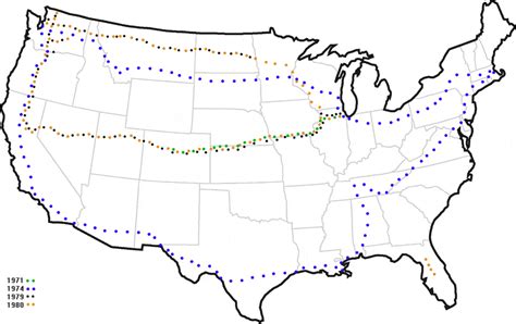 Map of Freight Routes Traveled