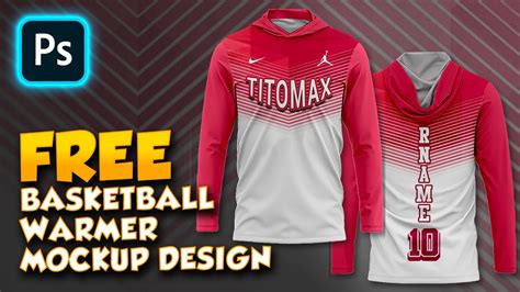 FREE BASKETBALL WARMER HOODIE MOCKUP DESIGN (FREE PSD MOCKUP) - YouTube