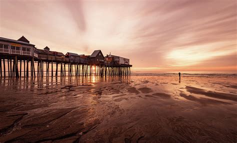 Old Orchard Beach Sunrise Photograph by Eric Storm - Fine Art America