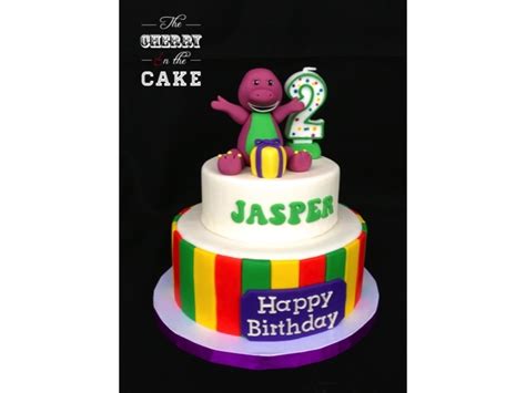 Barney Cake | Barney cake, Birthday cake, Cake