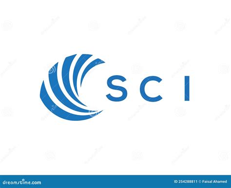 SCI Letter Logo Design on White Background. SCI Creative Circle Letter Logo . SCI Letter Design ...