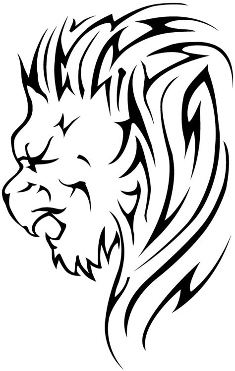 Lion Face Drawings - ClipArt Best