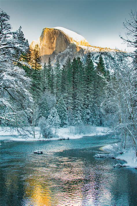 Half Dome In Winter Photograph by Susan Eileen Evans