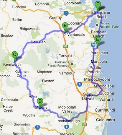 Let's drive along the Sunshine Coast Hinterland from Noosa to Coolum ...