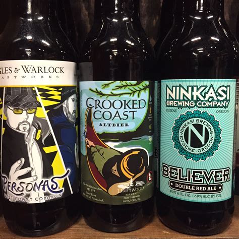 Fuggles & Warlock Personas, Crooked Coast Altbier and Ninkasi Believer #craftbeer #beerme # ...