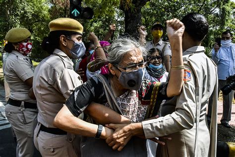 Photo Of The Day: Protestors Demanded Justice For Hathras Gang-rape Victim - Forbes India