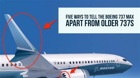 Five Ways To Tell the Boeing 737 MAX Apart From Older 737s