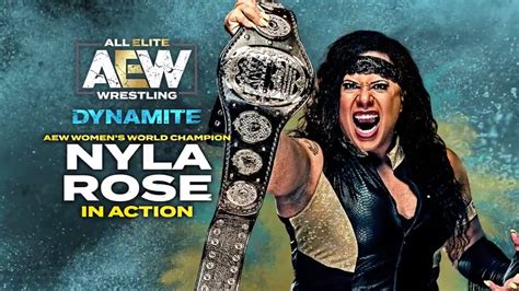 Nyla Rose Made Her Surprise Return on AEW Dynamite Wednesday