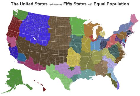 If US state borders were redrawn -- which new state would you live in?