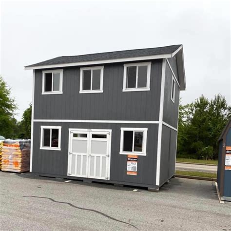 People are turning home depot tuff sheds into affordable two story tiny ...