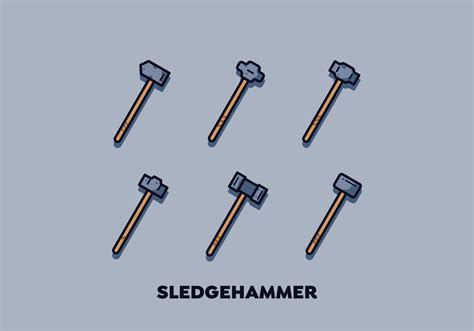 Free Sledgehammer Vector 168313 Vector Art at Vecteezy