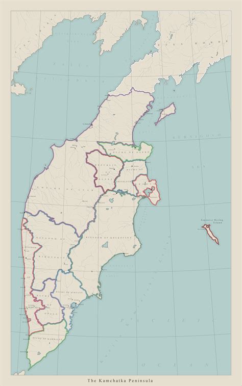 A geopolitical map of the Kamchatka peninsula : r/imaginarymaps