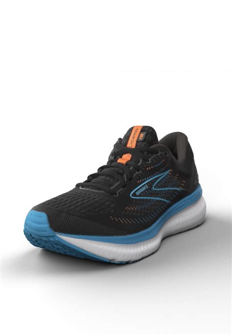 Brooks GLYCERIN 19 - Neutral running shoes - black,blue,orange/black - Zalando.ie