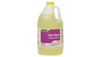 Ecolab® Eco-San Liquid Chlorine Sanitizer - 4/1Gallon | Dacotah Paper