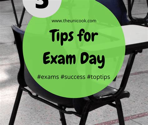 5 Tips for Exam Day - TheUniCook - University Life - Tips and Advice