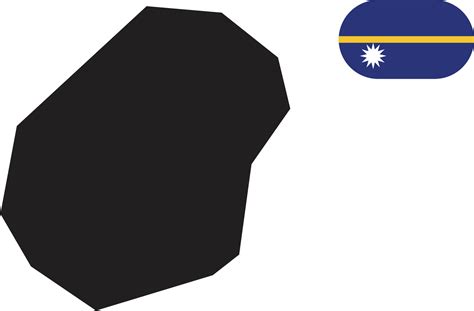 map and flag of Nauru 11175582 Vector Art at Vecteezy