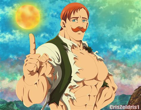 Download Blue Eyes Orange Hair Escanor (The Seven Deadly Sins) Anime The Seven Deadly Sins HD ...