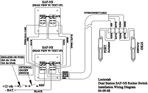 Wiring Diagram - Flat Rocker Switch (SAF-S, SAF-NS, SF-S Series) | Lectrotab Electromechanical ...