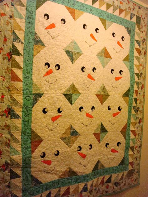 snowman quilt