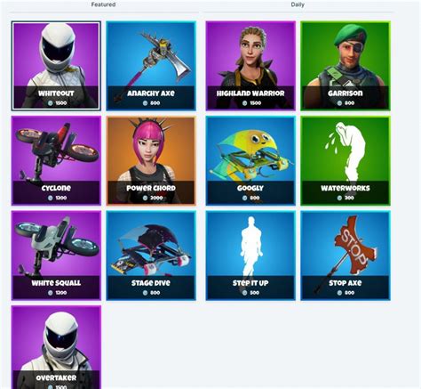 Fortnite Item Shop 13th December - Power Chord, Highland Warrior & More ...