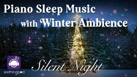 Magical Christmas Piano | ️ Silent Night 🎄| Relaxing Sleep Ambient ...