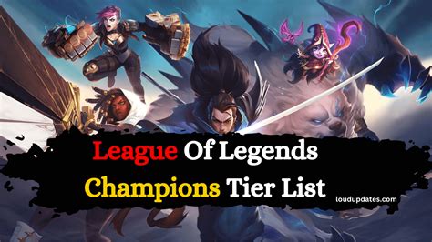 League Of Legends Champions Tier List (November 2024)