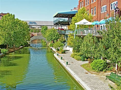 Bricktown Canal in Oklahoma City, Oklahoma Photograph by Ruth Hager ...