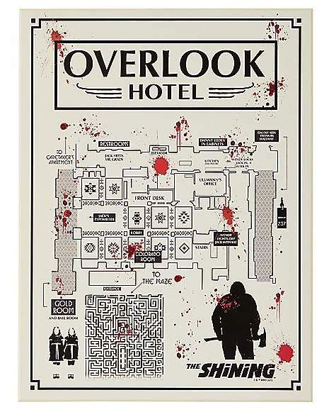 Overlook Hotel Map Sign - The Shining - Spirithalloween.com | Overlook hotel, The shining, Map signs