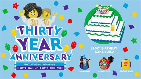 Get free minifigures at the LEGO Store Mall of America’s anniversary