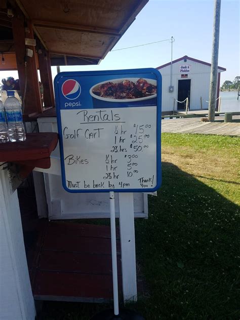 Menu at Bayside Inn Restaurant, Smith Island