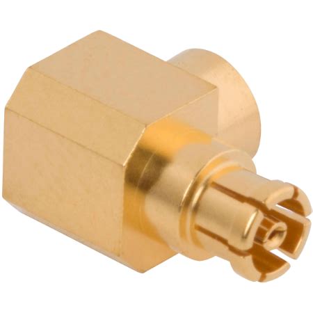 SMPM Female Connector, R/A for .085 Cable 3222-40002 | SV Microwave