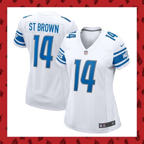 HOT Amon-Ra St. Brown Detroit Lions White Jersey Football - Express ...