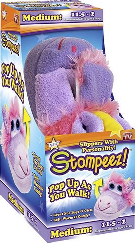 Stompeez Unicorn Slippers STUNICRN-MD - Best Buy