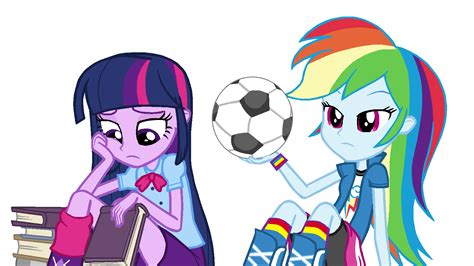 Twilight Sparkle and Rainbow Dash #1 (...) by TheHylie on DeviantArt