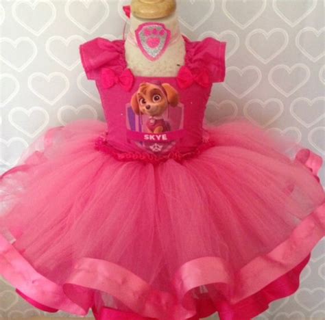 Paw Patrol Dress Paw Patrol Tutu Dress Skye Dress Paw - Etsy