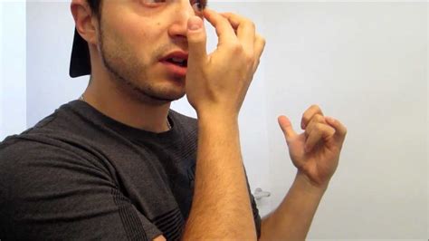 How To Put On Contact Lenses - Clean, Wear and Solution Tips - YouTube