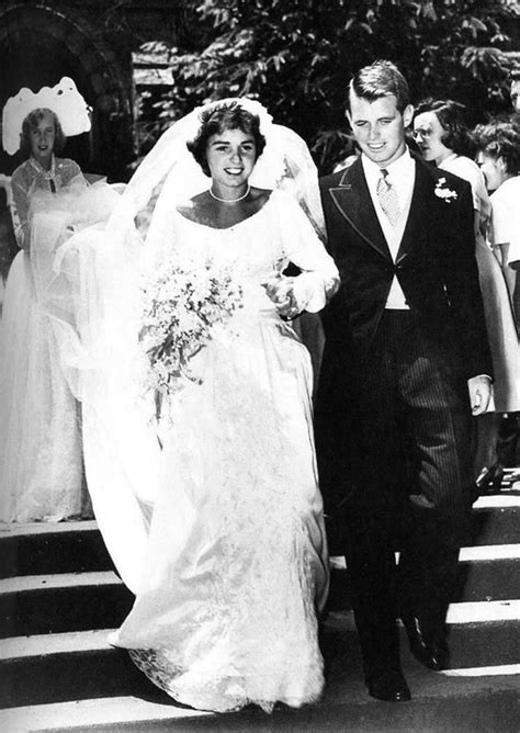 Bobby and Ethel. | Celebrity weddings, Bride, Ethel kennedy