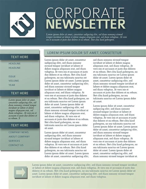 Company Newsletter Template Word