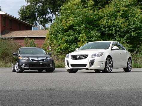 Comparo: 2012 Buick Regal GS vs. Acura TSX V6 : John LeBlanc's straight-six