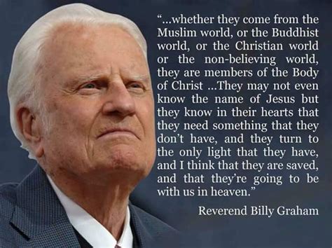 Billy Graham's Best Quote – Anonymous Christian