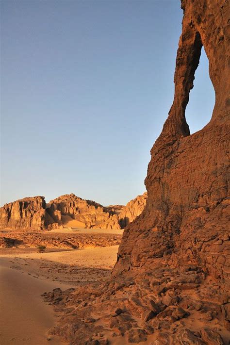 The Tibesti Mountains are the largest and highest range in the Central Sahara. They consist of a ...