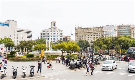 Barcelona City Center in Spain. Editorial Stock Image - Image of history, panorama: 184563314