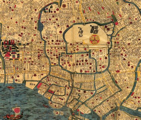 alfiusdebux | Tokyo map, Ancient maps, Old maps