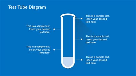 Flat Test Tube Infographic PowerPoint Diagram - SlideModel