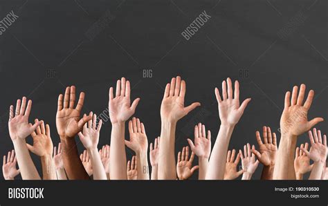 Crowd Raising Hands Image & Photo (Free Trial) | Bigstock