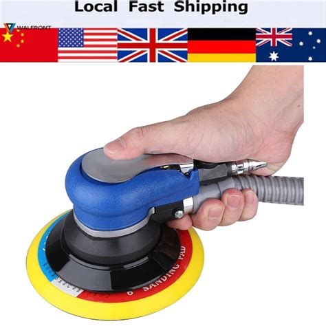 Air Random Orbital Palm Sander Polisher 6inch 150mm Pad Pneumatic Tool ...