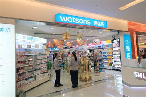 Watsons shop in hong kong editorial stock image. Image of mall - 47931644