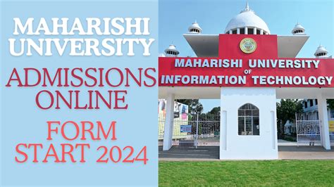 Maharishi University MUIT Noida And Lucknow Campus UG / PG / Diploma ...