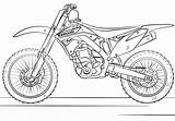Dirt Bike Coloring Page sketch template