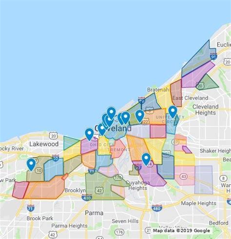 Behold! I created this interactive map of every neighborhood in Cleveland! : Cleveland